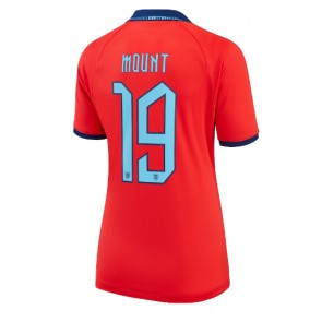 England Mason Mount #19 kläder Kvinnor VM 2022 Bortatröja Kortärmad